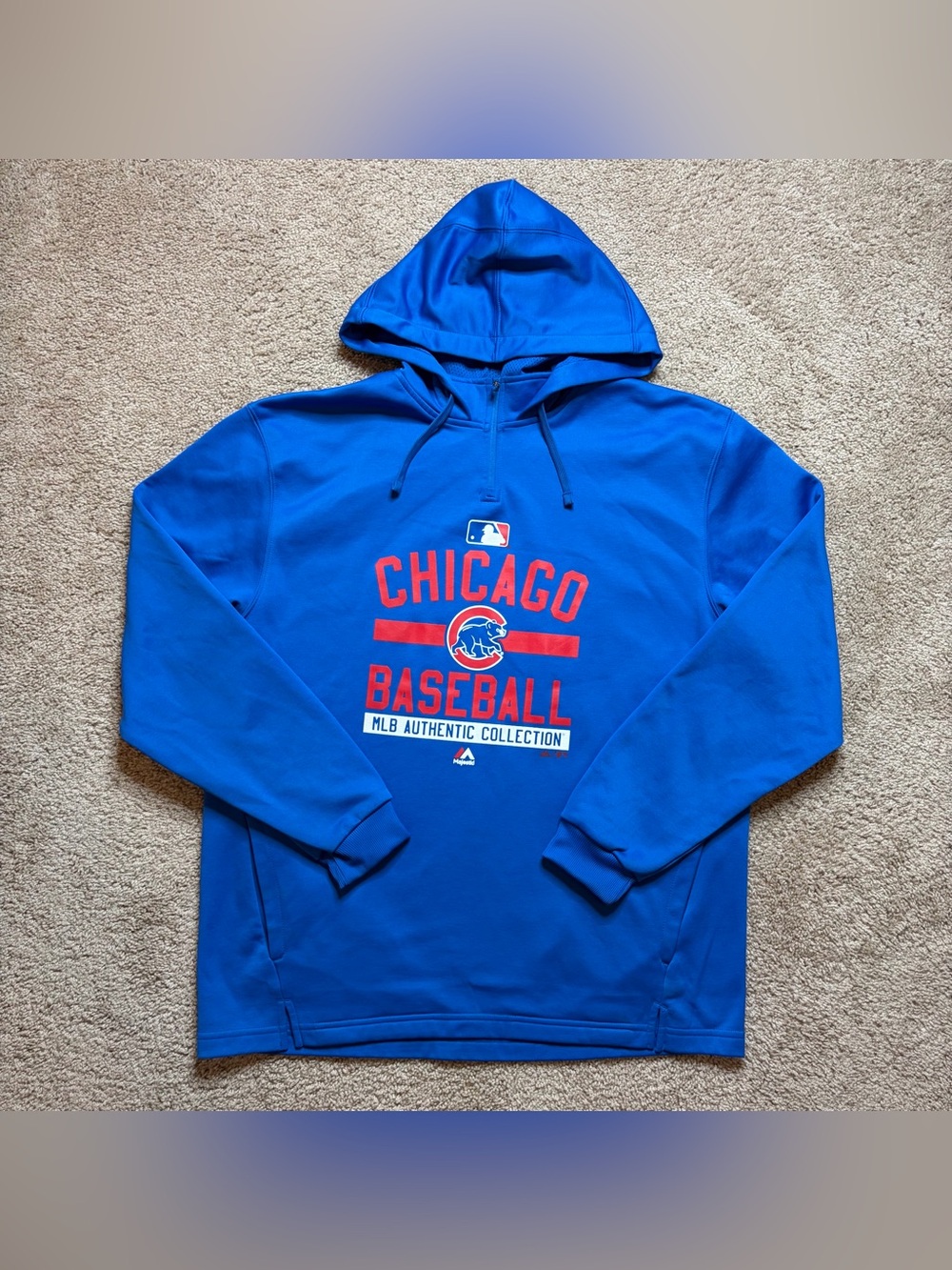 MLB Chicago Cubs Majestic Zip Hoodie